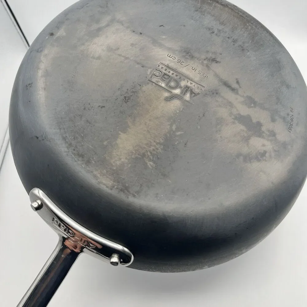 All Clad Metal Crafters 10.5 Inch Pan Black Frying Skillet